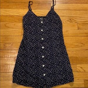 Floral button down dress